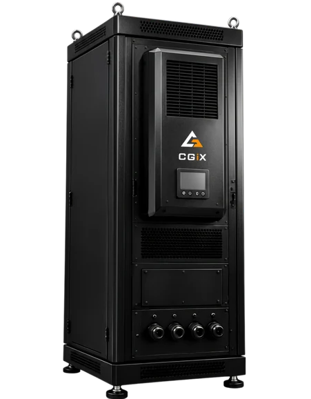 The CGiX Node — a self-contained AI appliance cabinet